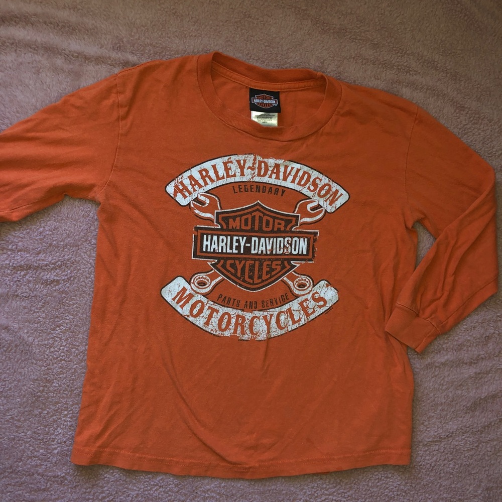 5/$25🖤 Harley Davidson long sleeve tee